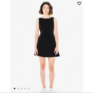 American Apparel Black Skater Dress